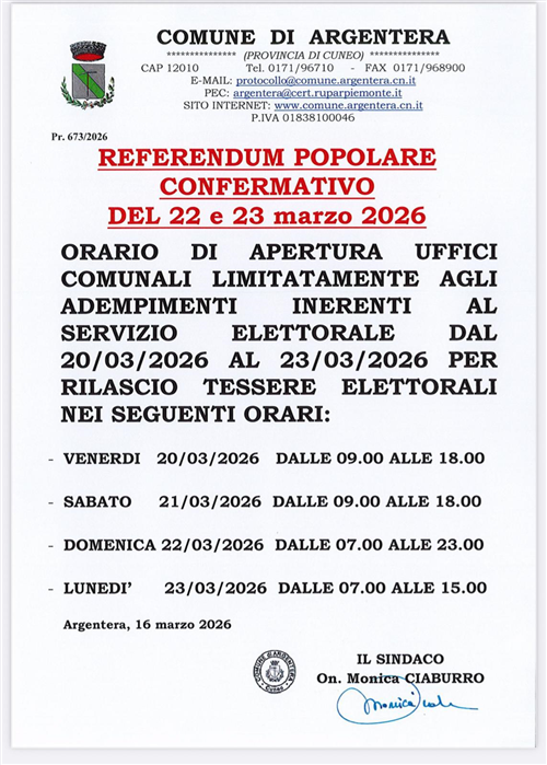 Referendum Costituzionale 2026